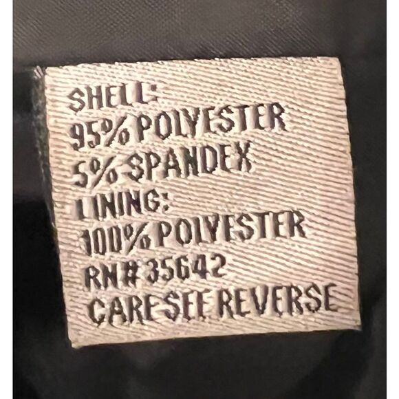 Halston Blazer Size 14 Black Open Minimalist Work - Picture 4 of 8